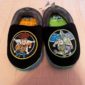 Disney Black and Blue Toy Story Slippers